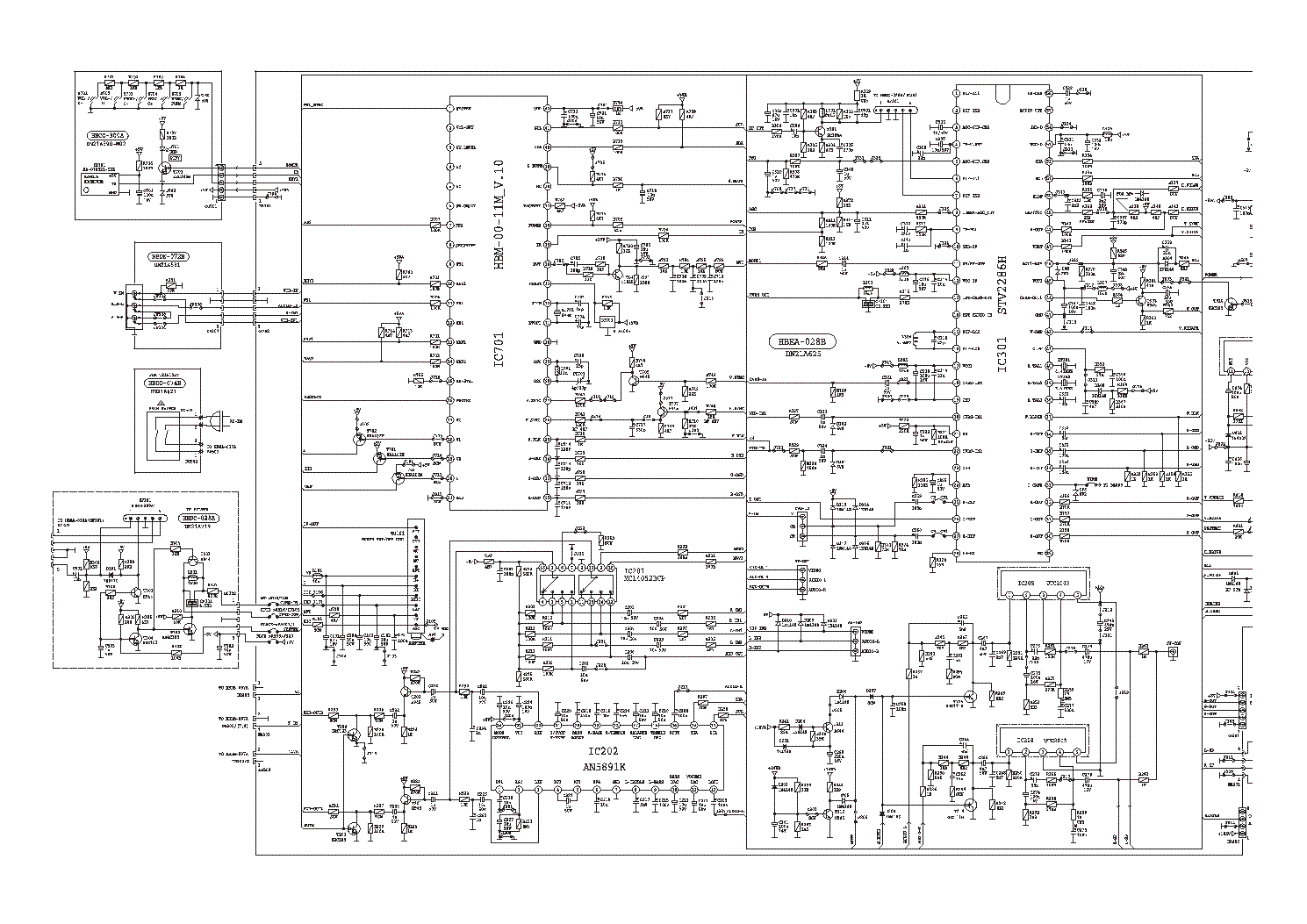 POLYTRON M5203MS MX5203 SCH Service Manual download, schematics, eeprom,  repair info for electronics experts