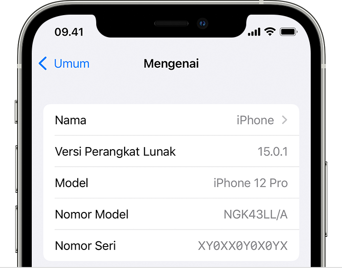 Menemukan nomor seri atau IMEI di iPhone, iPad, atau iPod touch - Apple  Support (ID)