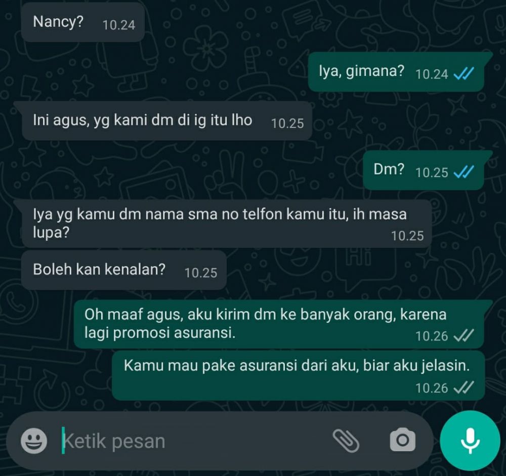 10 Chat salah paham saat kenalan dengan orang baru, bikin kerutin