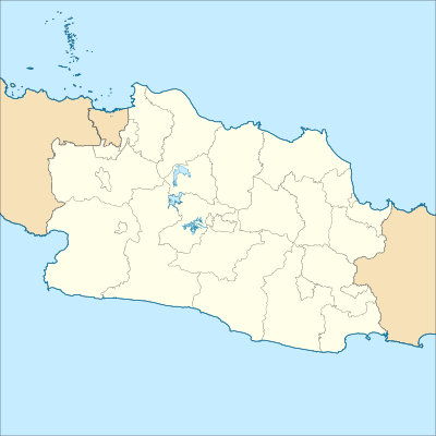 Templat:Location map Jawa Barat - Wikipedia bahasa Indonesia, ensiklopedia  bebas